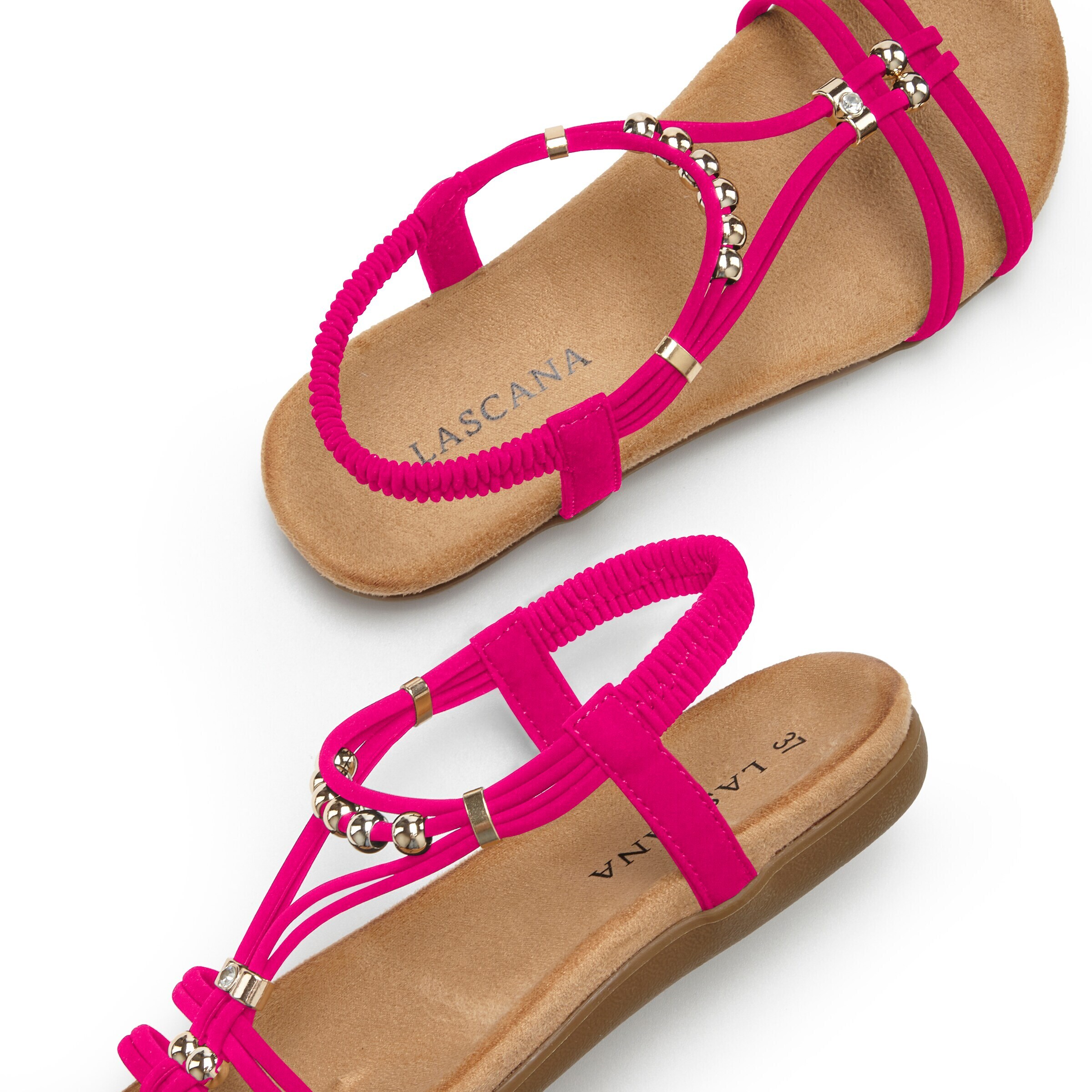 LASCANA Strap Sandals in Pink