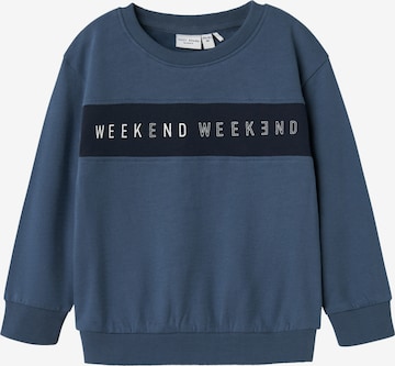 NAME IT Sweatshirt 'NMMVANCE' i blå: forside
