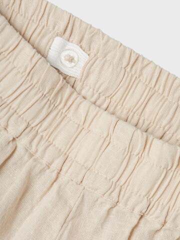 Regular Pantalon 'NKFFalinnen' NAME IT en beige