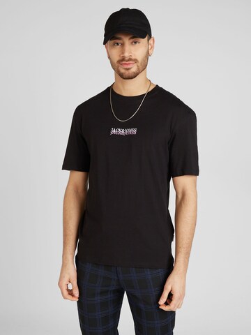 Maglietta 'LAFAYETTE' di JACK & JONES in nero: frontale