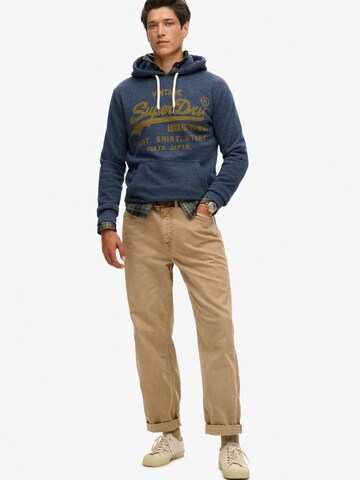 Superdry Sweatshirt 'CLASSIC' in Blue