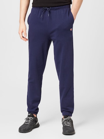 Hummel Tapered Broek 'Fred' in Blauw: voorkant