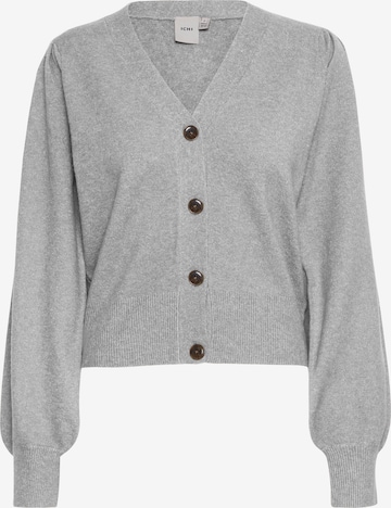 ICHI Strickjacke 'Kate' in Grau: predná strana