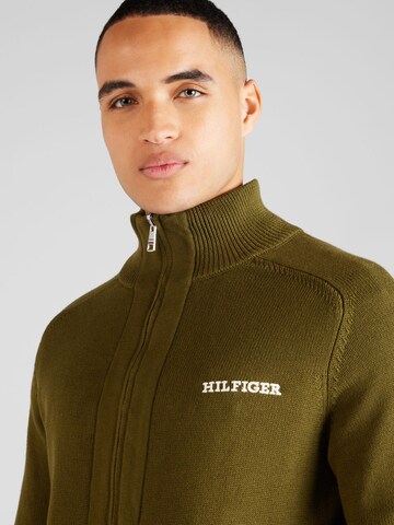 TOMMY HILFIGER Knit cardigan in Green