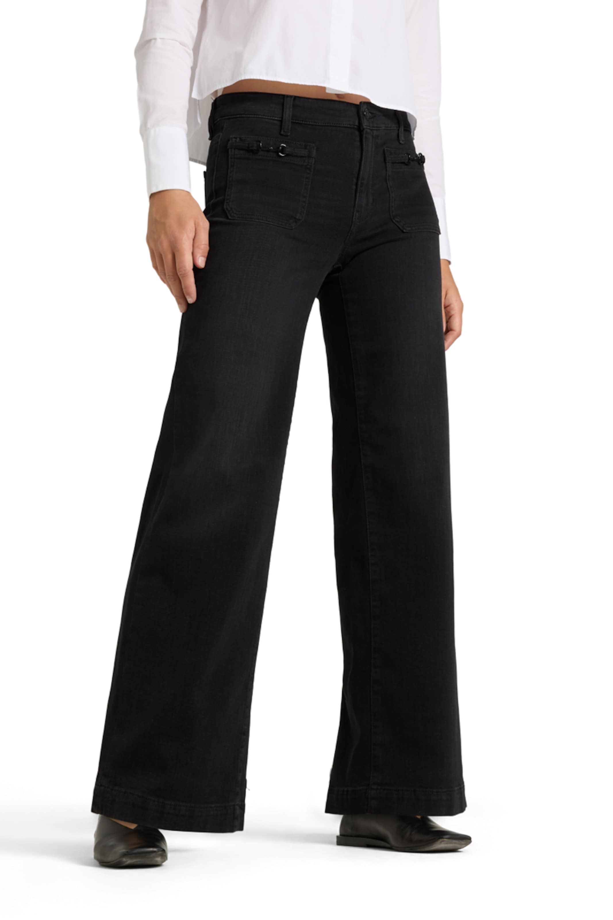 Wide Leg Jean ' Ada' Cambio en noir