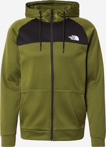 THE NORTH FACE Спортивная кофта в Зеленый: спереди