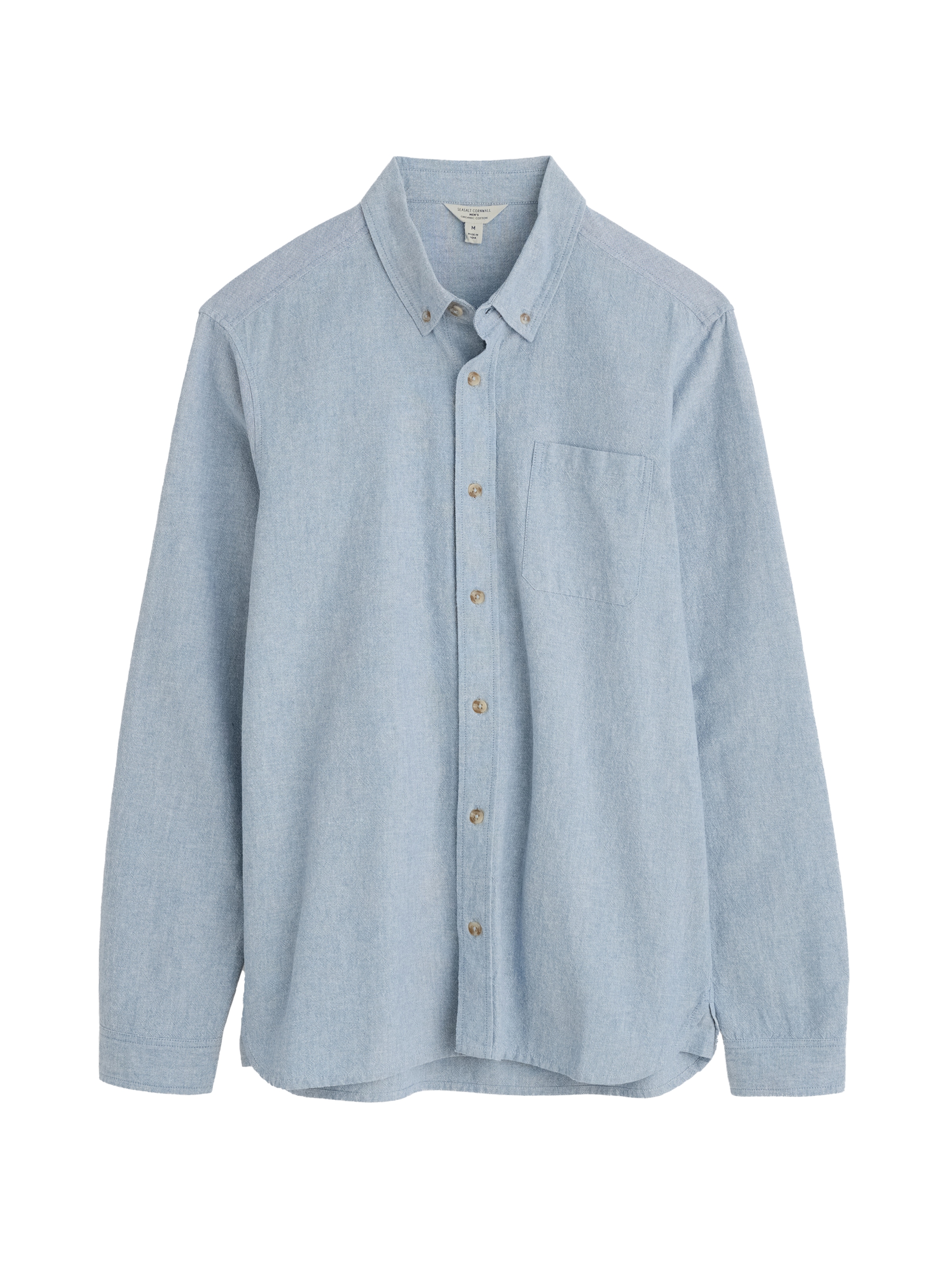 Seasalt Cornwall Regular fit Overhemd 'Jenken Garment' in Blauw: voorkant