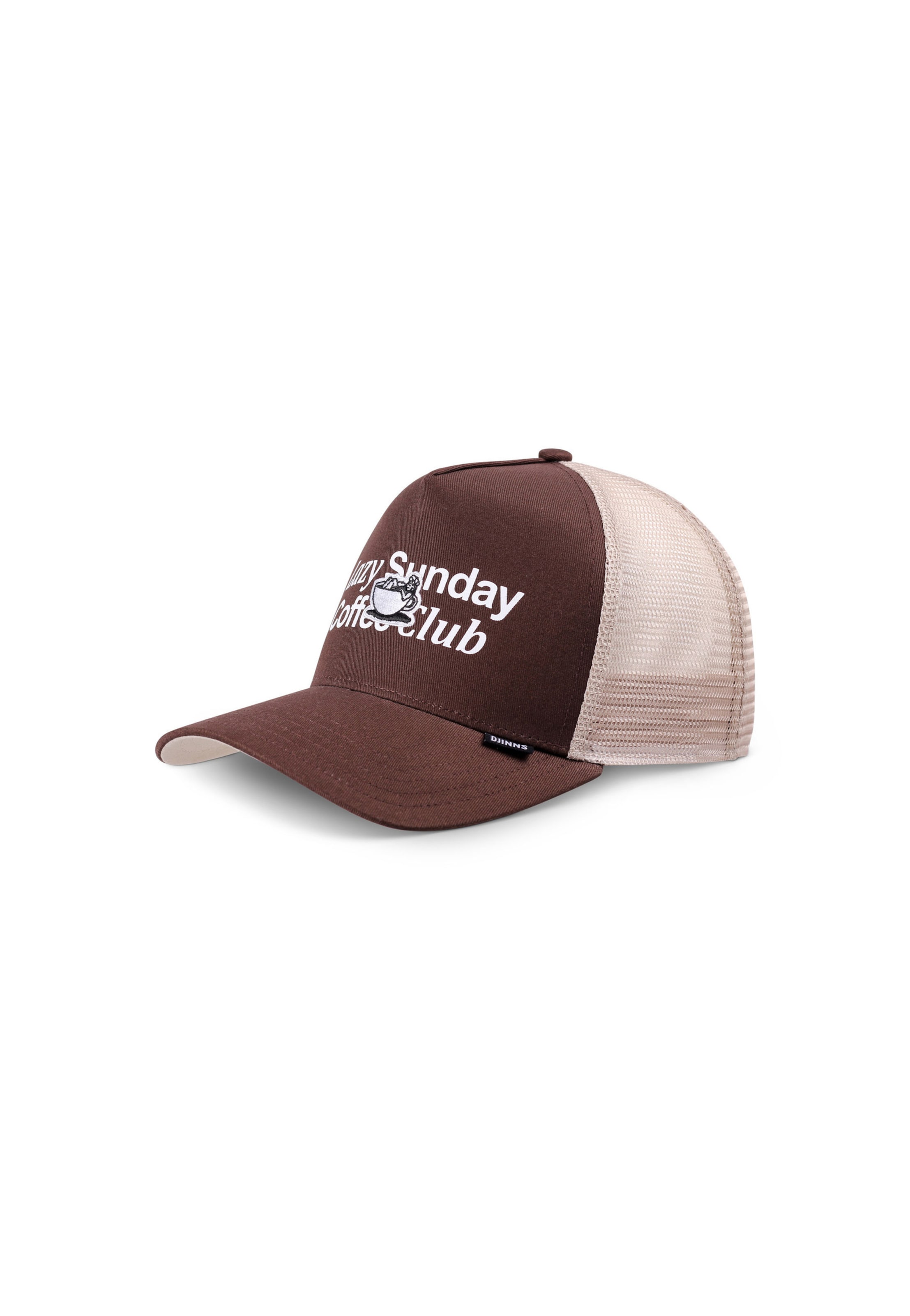 Casquette 'Guy In A Cup' DJINNS en marron : devant