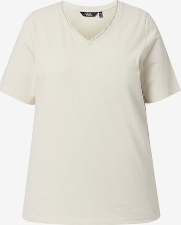 Ulla Popken T-Shirt in Weiß: Vorderseite