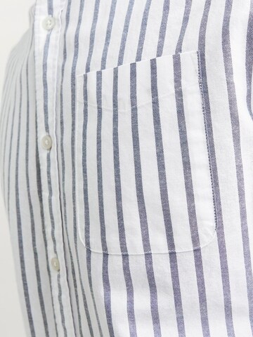 JACK & JONES Slim fit Button Up Shirt 'JJEOxford' in Blue