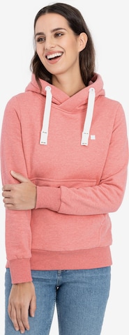 deproc Sweatshirt 'HildaCMYK II WMN' in Pink: front