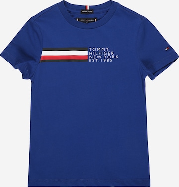 T-Shirt TOMMY HILFIGER en bleu : devant