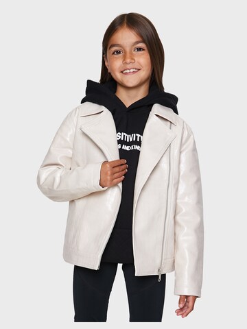 Threadgirls Between-Season Jacket 'Croc' in Beige: front