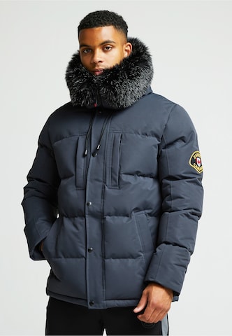 Zavetti Canada Between-seasons parka 'Oshawa 2.0' in Grey: front