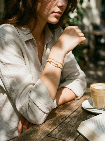 Nemomatheo Bracelet 'Pin Up' in Gold