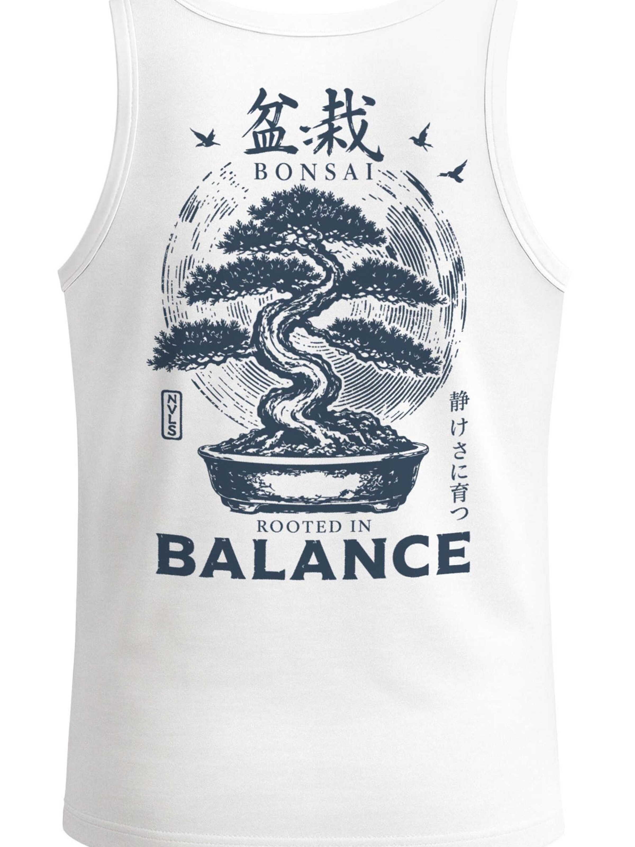 Neverless Shirt 'Bonsai'‌ in Weiß