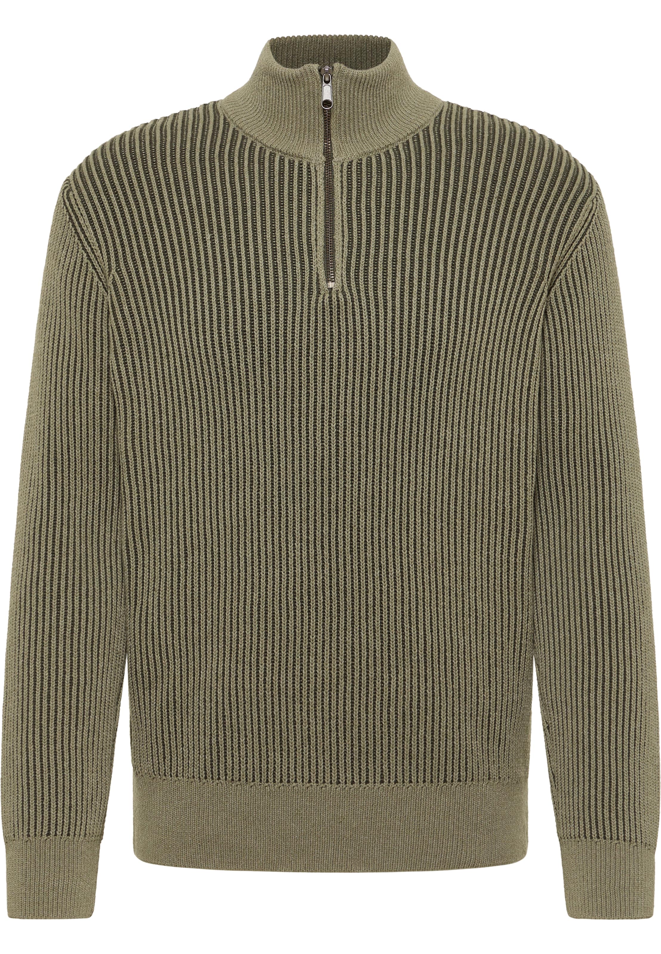 MUSTANG Sweater 'Eastvale' in Green: front