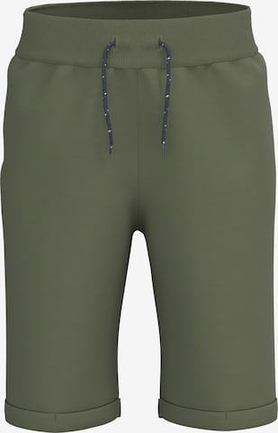 Pantalon 'VASSE' NAME IT en vert : devant