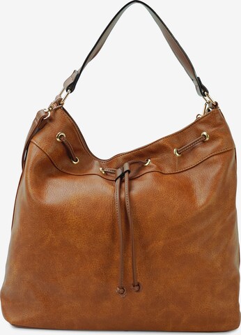 HARPA Handbag 'CLARA' in Brown: front