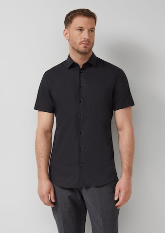 Coupe regular Chemise s.Oliver en noir