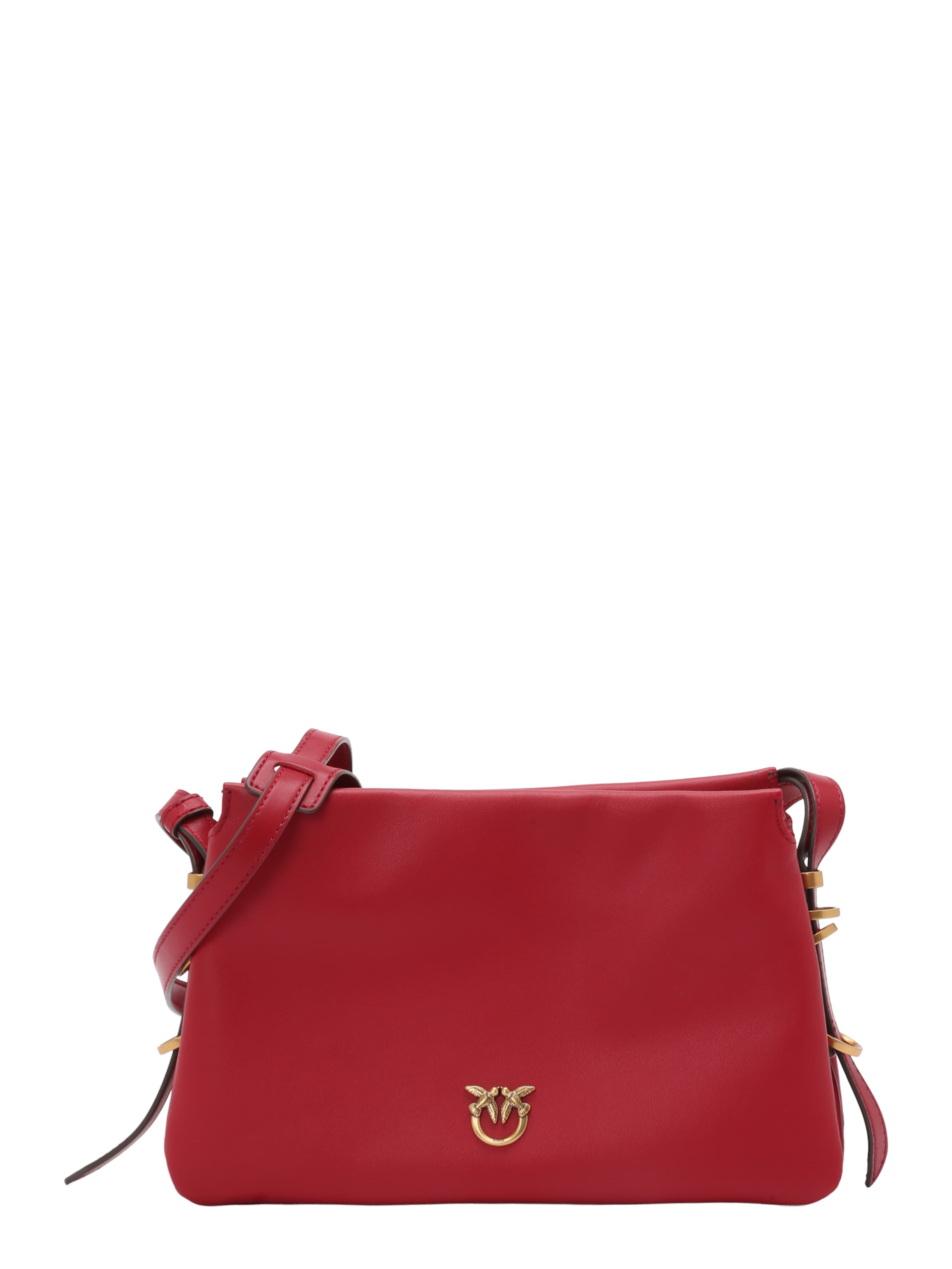 PINKO - Bolso de hombro 'TRIPLET MINI' en rojo: frente