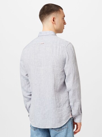 Coupe regular Chemise business COLOURS & SONS en bleu