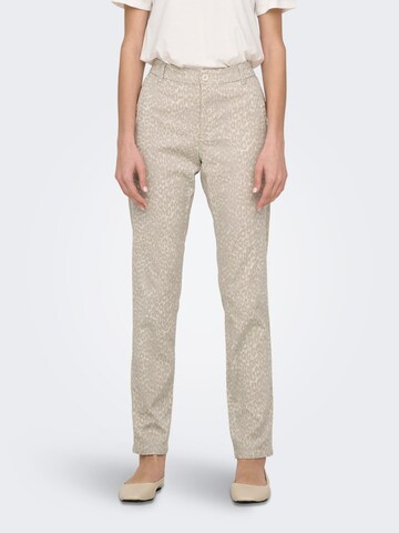 Slimfit Pantaloni chino 'ONLSURA' di ONLY in beige: frontale