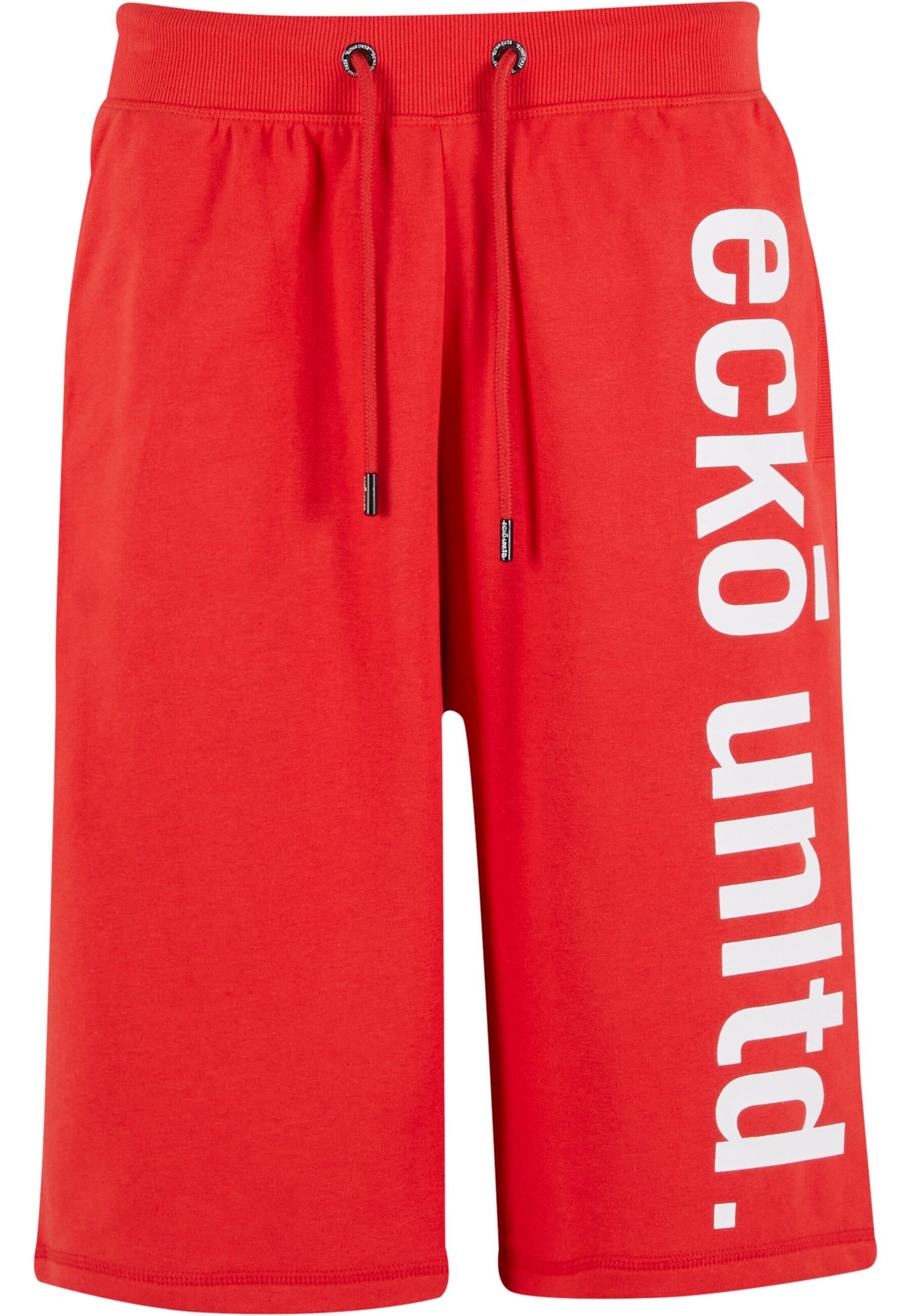regular Pantaloni di Ecko Unlimited in rosso: frontale