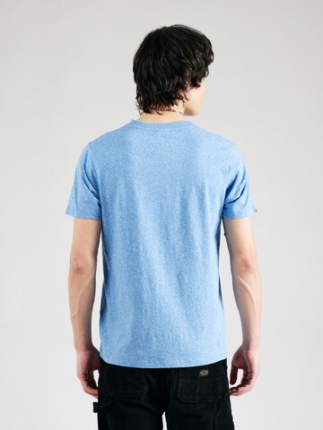 T-Shirt 'Classic' Superdry en bleu