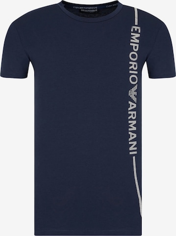 T-Shirt Emporio Armani en bleu : devant