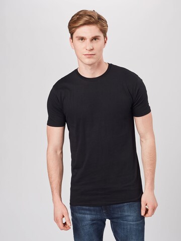 Denim Project Shirt in Black: front