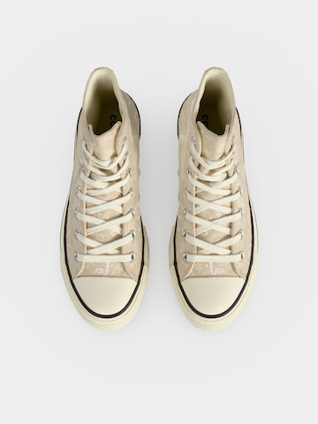 Baskets hautes 'CTAS' CONVERSE en beige