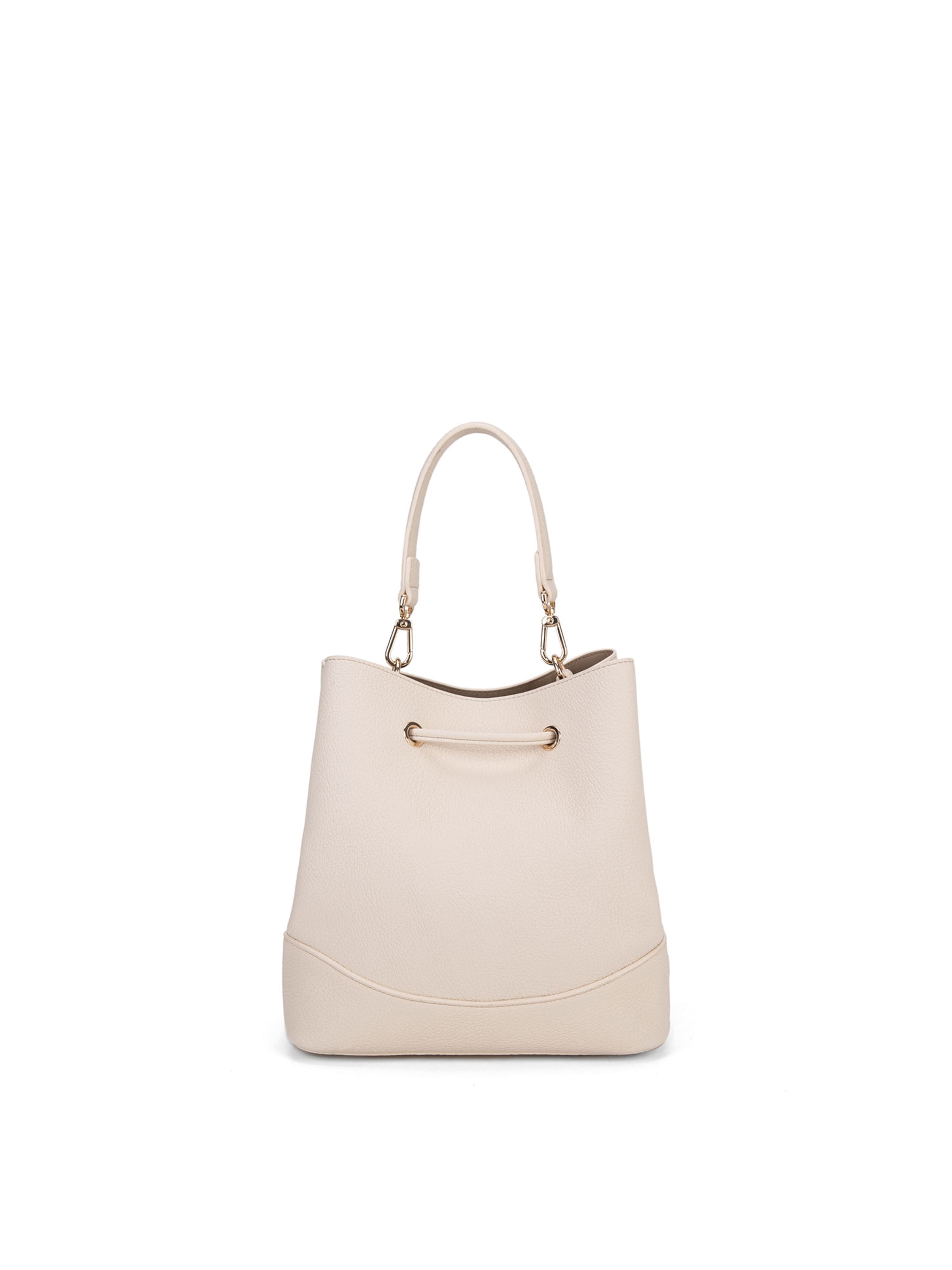 Borsa a mano 'Borsa a Mano Donna Vegan Leather con Coulisse e Tracolla Rimovibile' di Diana&Co. in marrone