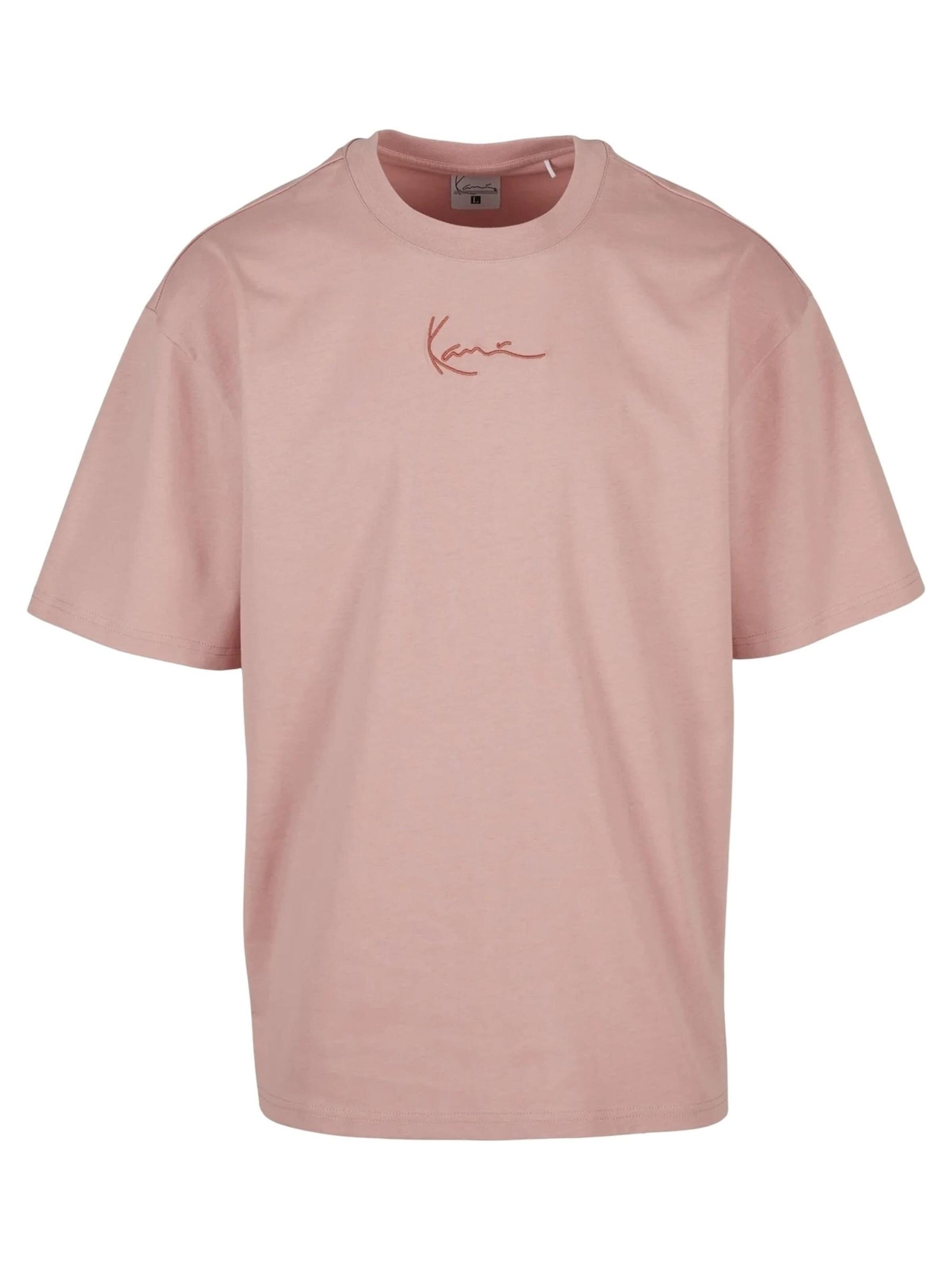 Karl Kani - Camiseta 'Camiseta karl kani rosa small signature essential tee' en rosa