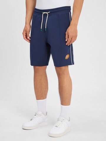Finshley & Harding London Regular Pants in Blue: front