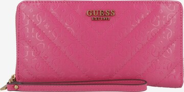 GUESS Wallet 'Jania' in Pink: front