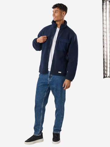 Denim Factory Fleecová mikina 'Denver' – modrá