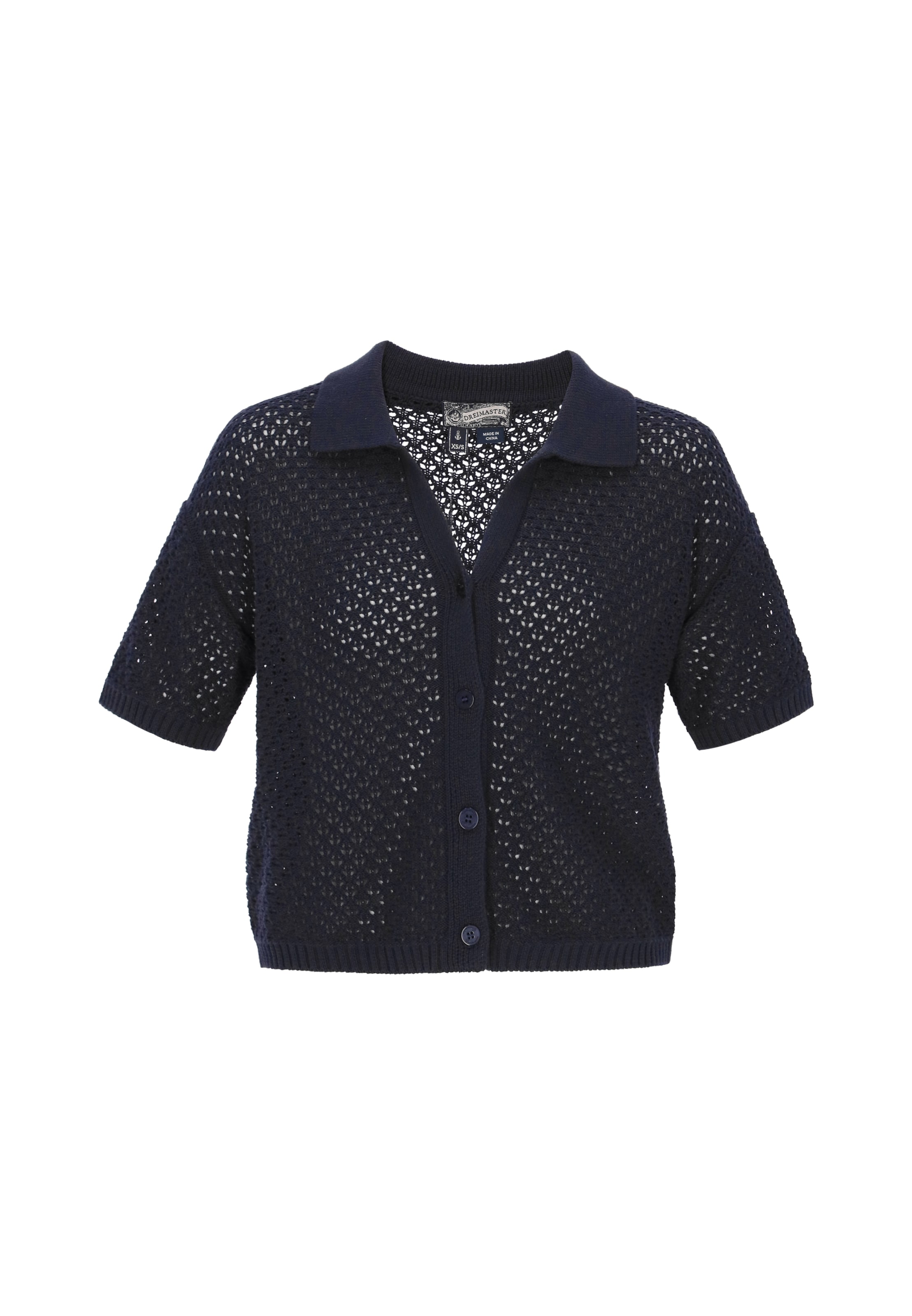 DreiMaster Vintage - Cárdigan en azul: frente