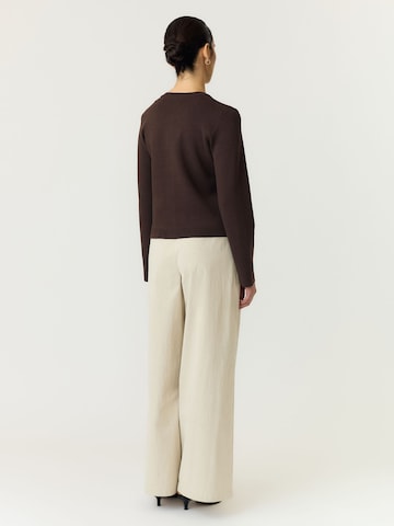 YAS Strickjacke 'YASElena' in Braun