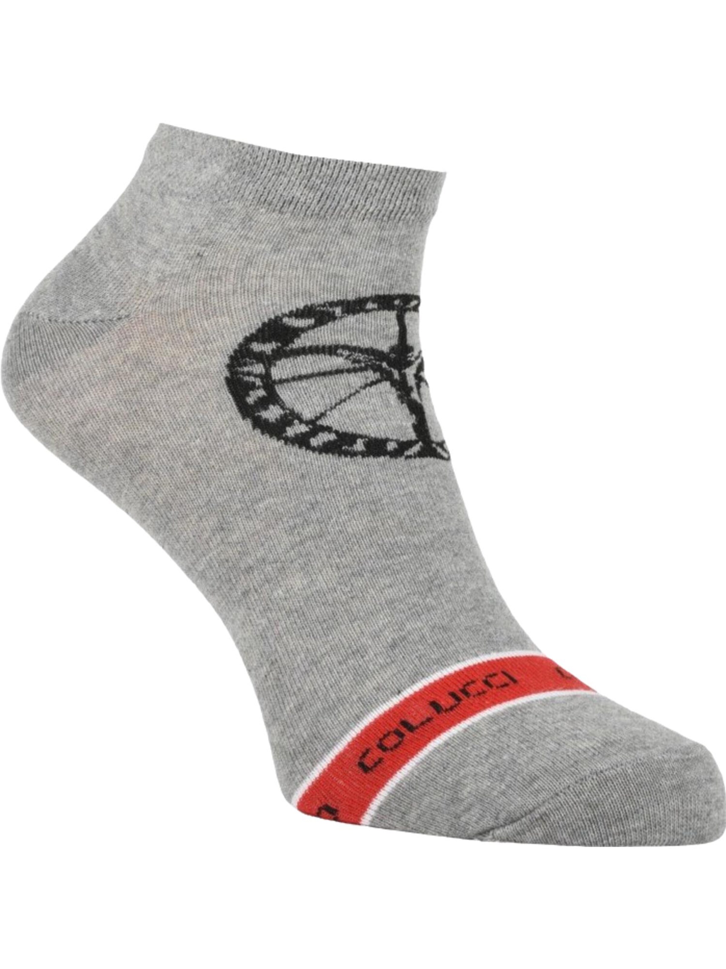 Carlo Colucci Socken 'Centaro' in Grau
