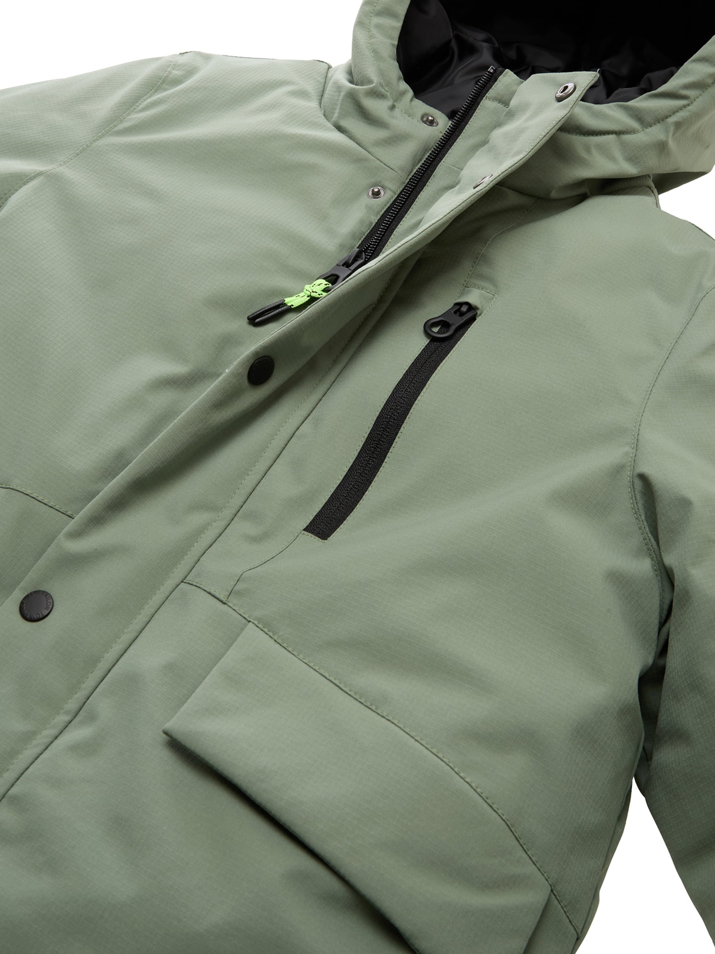 TOM TAILOR - Chaqueta de entretiempo 'Arctic' en verde