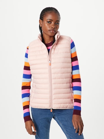 SAVE THE DUCK Bodywarmer 'CHARLOTTE' in Roze: voorkant