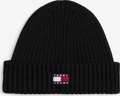 Megzta kepurė 'HERITAGE' iš Tommy Jeans, spalva – tamsiai mėlyna jūros spalva / raudona / juoda / balta, Prekių apžvalga