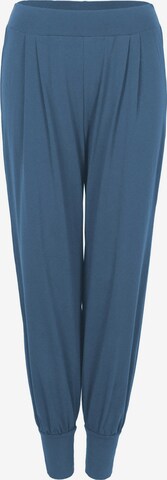 Jaya Tapered Workout Pants 'Naya' in Blue: front