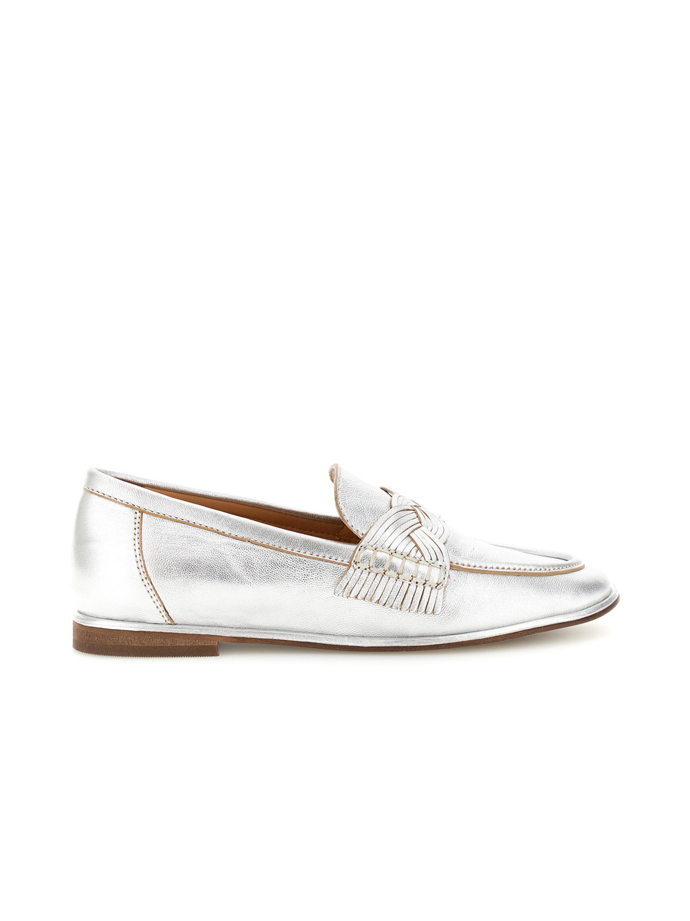 CAFè NOIR Moccasin in Silver