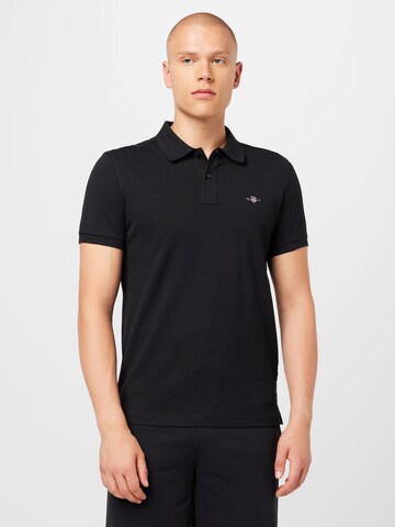 T-Shirt GANT en noir : devant