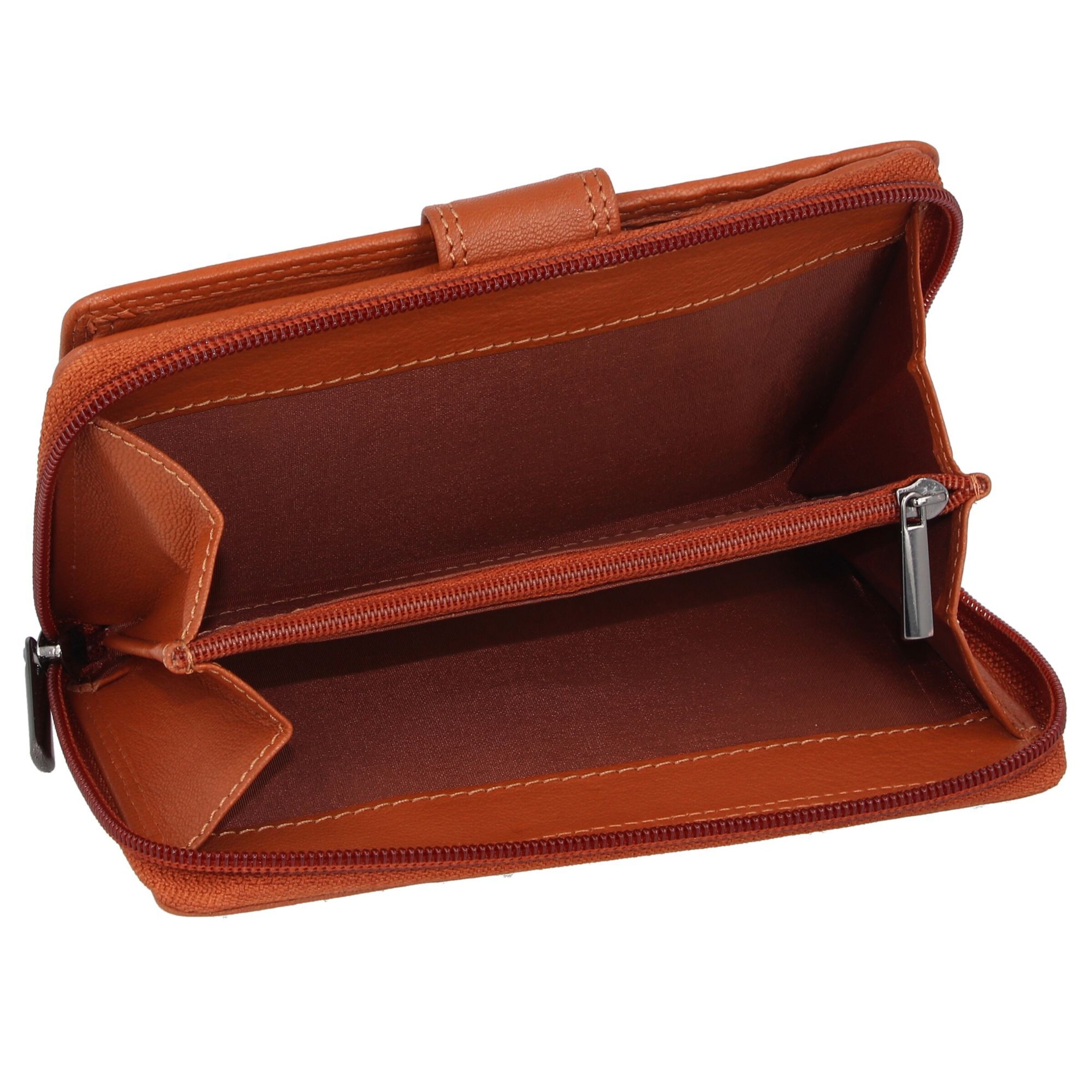 mano Portemonnaie 'Donna Giulia' in Orange