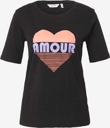 T-shirt 'SAFA' b.young en noir : devant