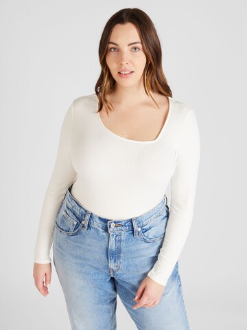 Vero Moda Curve Футболка 'VMCCarina' в Белый: спереди