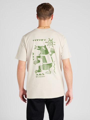 T-Shirt fonctionnel 'Explorers Canyon' COLUMBIA en beige : devant